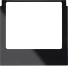 HAGER BOCCHIOTTI - Cornice design angolare accessorio nero lucido
