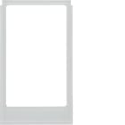 HAGER BOCCHIOTTI - Cornice design angolare, versione grande accessorio vetro alu