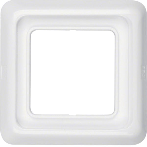 HAGER BOCCHIOTTI - Cornice singola wg UP IP44 bianco polare lucido