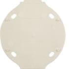 HAGER BOCCHIOTTI - Piastra di fondo singola, Serie 1930 bianco polare