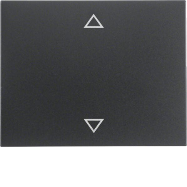 HAGER BOCCHIOTTI - Bilanciere con serigrafia frecce Berker K.1 antracite opaco, verniciato