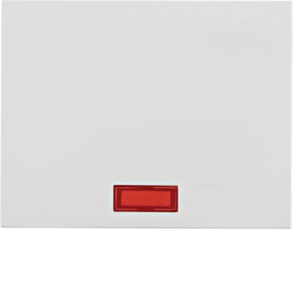 HAGER BOCCHIOTTI - Bilanciere con lente Berker K.1 bianco polare lucido