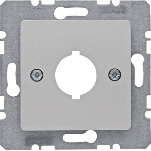 HAGER BOCCHIOTTI - MASCH.C.LE + FORO Ø 18,8 MM ALU OP.VERN.