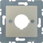 HAGER BOCCHIOTTI - MASCH.C.LE + FORO Ø 22,5 MM INOX OP.VERN