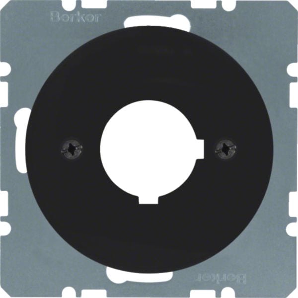 HAGER BOCCHIOTTI - P.ZO C.LE + FORO Ø 22,5 MM R1/R3 NERO