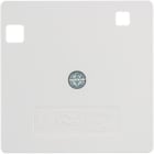HAGER BOCCHIOTTI - Mascherina centrale 50x50 per interruttore differenziale, bianco polare opaco