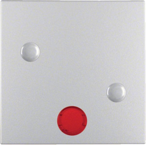 HAGER BOCCHIOTTI - Bilanciere con lente avvitabile Berker B.7 alu opaco, verniciato