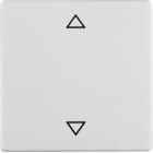 HAGER BOCCHIOTTI - Bilanciere singolo con serigrafia frecce Berker Q.1/Q.3 bianco polare velluto