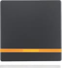 HAGER BOCCHIOTTI - Bilanciere con lente Berker Q.1/Q.3 antracite velluto, verniciato