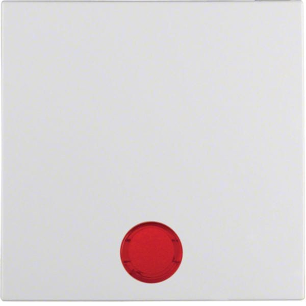HAGER BOCCHIOTTI - Bilanciere con accessorio di fissaggio e lente S.1 bianco polare opaco