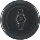 HAGER BOCCHIOTTI - Pezzo centrale con traversino Serie 1930 porcellana nero