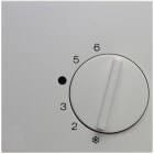 HAGER BOCCHIOTTI - Pezzo c.le  x regolatore di temperatura Berker S.1/B.3/B.7 bianco polare opaco