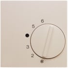 HAGER BOCCHIOTTI - Pezzo centrale per regolatore di temperatura Berker S.1 bianco lucido