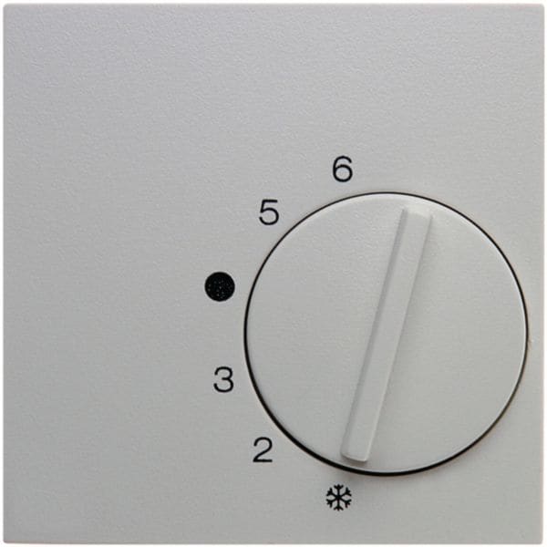 HAGER BOCCHIOTTI - Pezzo c.le  x regolatore di temperatura Berker S.1/B.3/B.7 bianco polare lucido