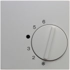 HAGER BOCCHIOTTI - Pezzo c.le  x regolatore di temperatura Berker S.1/B.3/B.7 bianco polare lucido