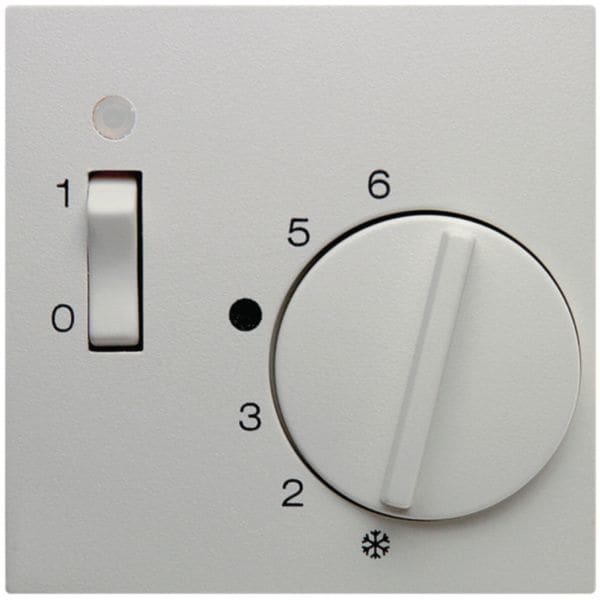 HAGER BOCCHIOTTI - Pezzo c.le x regolatore di temperatura Berker S.1/B.3/B.7 bianco polare lucido