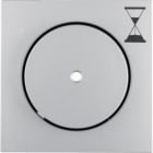 HAGER BOCCHIOTTI - Pezzo centrale per inserto timer elettronico Berker B.7 alu opaco, verniciato