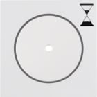HAGER BOCCHIOTTI - Pezzo c.le  x inserto timer elettronico Berker S.1/B.3/B.7 bianco polare lucido