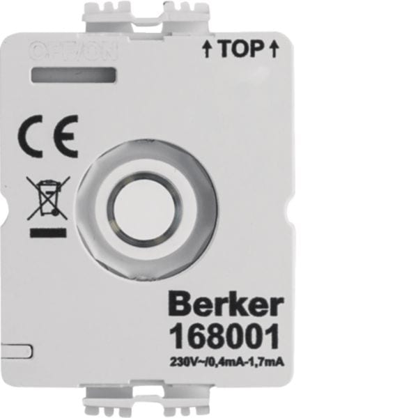 HAGER BOCCHIOTTI - Modulo LED per interruttore a manopola, 230V, senza neutro