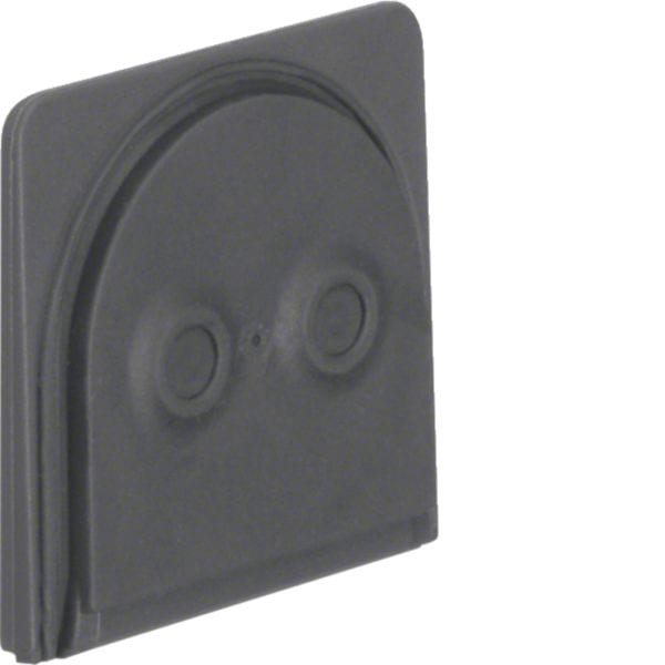 HAGER BOCCHIOTTI - Passacavo per 2 cavi Berker W.1 grigio opaco
