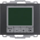 HAGER BOCCHIOTTI - Termostato, cont. NA, + pezzo c.le Serie K.1 antrac.opac