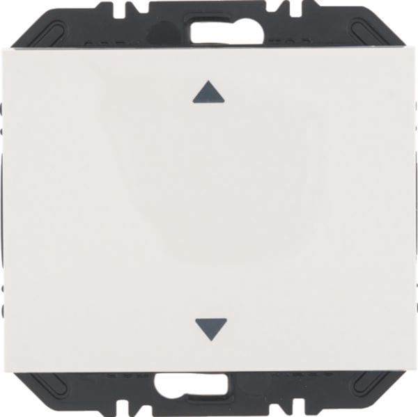 HAGER BOCCHIOTTI - Modulo EnOcean con bilanciere  con simbolo frecce, K.x bianco polare
