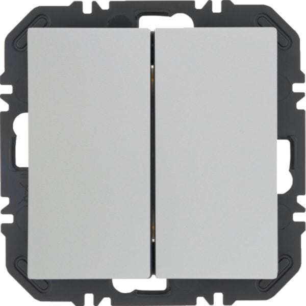 HAGER BOCCHIOTTI - Modulo EnOcean con bilanciere doppio, S.1/B.x bianco polare lucido