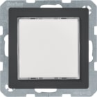 HAGER BOCCHIOTTI - Segnale luminoso a LED, RGB Berker Q.1/Q.3 antracite velluto, verniciato
