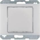 HAGER BOCCHIOTTI - Segnale luminoso a LED, illum. rossa/verde Berker K.5 alu opaco, verniciato