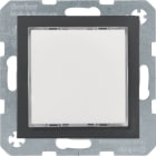 HAGER BOCCHIOTTI - Segnale luminoso a LED, illuminazione bianca Berker B.3/B.7 antracite opaco