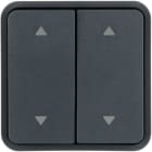 HAGER BOCCHIOTTI - Bilanciere doppio con serigrafia frecce W.1 grigio