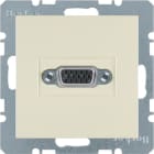 HAGER BOCCHIOTTI - Presa VGA posteriore Berker S.1 bianco lucido