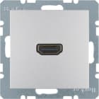 HAGER BOCCHIOTTI - Presa High Definition Berker B.7 alu opaco, verniciato