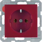 HAGER BOCCHIOTTI - Presa SCHUKO Berker S.1/B.3/B.7 rosso opaco