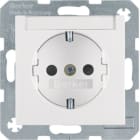 HAGER BOCCHIOTTI - Presa SCHUKO Serie S.1/B.3/B.7 bianco polare lucido