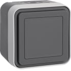 HAGER BOCCHIOTTI - Inserto cieco a parete Berker W.1 grigio/grigio chiaro opaco