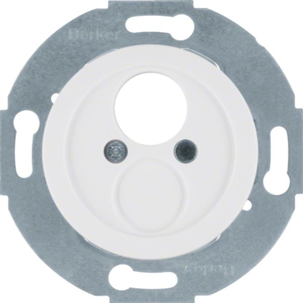 HAGER BOCCHIOTTI - Inserto con pezzo centrale x miniconnettore Serie 1930/Glas bianco polare lucido