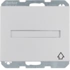 HAGER BOCCHIOTTI - presa SCHUKO con coperchio a cerniera Serie K.5 alu, alluminio anodizzato