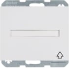 HAGER BOCCHIOTTI - presa SCHUKO con coperchio a cerniera e portaetichetta K.1 bianco polare lucido