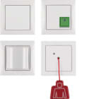 HAGER BOCCHIOTTI - Set chiamata di emergenza con cornice Berker S.1 bianco polare opaco