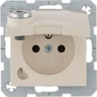 HAGER BOCCHIOTTI - Presa con spinotto terra e coperchio con chiave S.1 bianco luc.