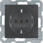 HAGER BOCCHIOTTI - Presa SCHUKO Serie B.3/B.7 antracite opaco