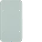 HAGER BOCCHIOTTI - Sensore touch doppio comfort KNX - Serie R.1 vetro bianco polare