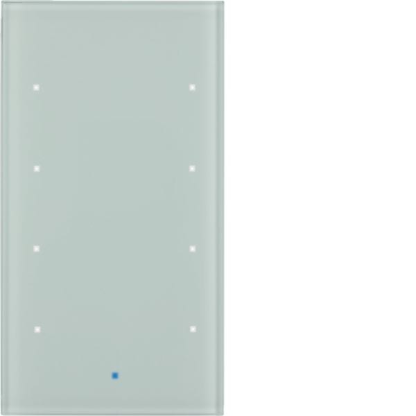 HAGER BOCCHIOTTI - Sensore vetro KNX quadruplo comfort KNX - Serie TS Sensor vetro bianco polare