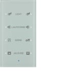 HAGER BOCCHIOTTI - Sensore vetro KNX quadruplo comfort KNX - Serie TS Sensor vetro bianco polare