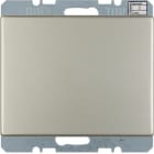 HAGER BOCCHIOTTI - Regolatore di temperatura?oggetto KNX - Berker K.5 acciaio inox, metallo opaco