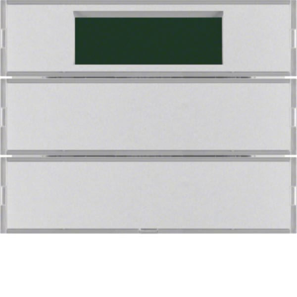 HAGER BOCCHIOTTI - Sensore a tasti doppio con Termostato KNX - Serie K.1 alu