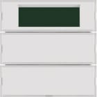 HAGER BOCCHIOTTI - Sens. a tasti doppio con Termostato KNX - Serie S.1/B.3/B.7 x bianco pol.