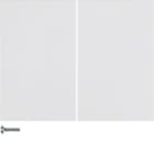 HAGER BOCCHIOTTI - Modulo pulsante radio KNX doppio quicklink Berker K.1 bianco polare lucido