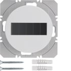 HAGER BOCCHIOTTI - Mod. radio KNX sing. piatto energia solare QLink Serie R.1/R.3 bianco pol. luc.